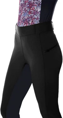 Vista 2 de FUAIOKT Mallas de equitación para mujer pantalones de equitación pantalones de equitación pantalones de equitación bolsillos ecuestres