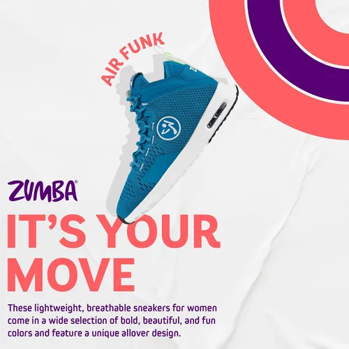 Vista 2 de ZUMBA Air Funk - Tenis de baile para mujer