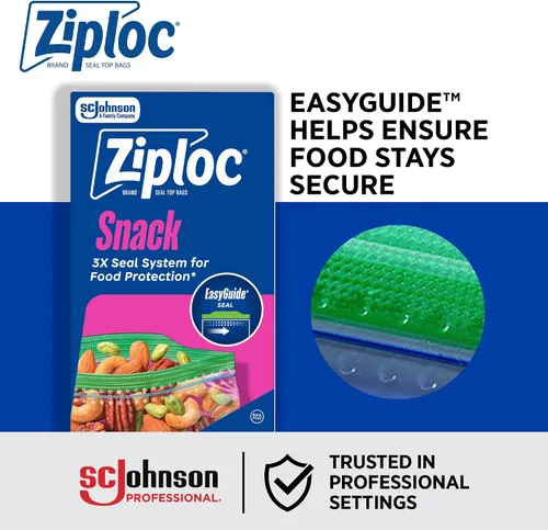 Vista 5 de SC Johnson Professional Ziploc - Bolsas de almacenamiento pequeñas a granel, 12 cajas x 108 bolsas, 1296 bolsas en total