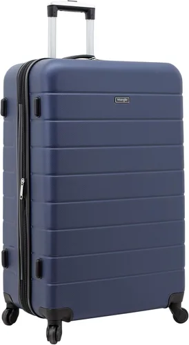 Vista 9 de Wrangler - Juego de piezas de equipaje inteligente con portavasos y puerto USB, Azul marino
