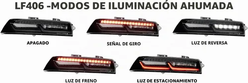 Vista 3 de Morimoto XB - Luces traseras LED para Chevrolet Camaro 14-15, conjuntos de luces traseras Plug and Play (1x LF406)