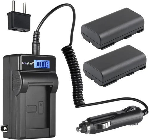 Vista 5 de Kastar BP-911 BP-915 Cargador de batería LCD AC compatible con Canon BP-970 BP-970G BP-975, BP-945 BP-950 BP-950G BP-955, BP-930 BP-935, BP-925