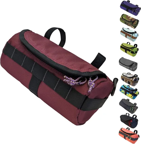 Vista 16 de Bolsa para manillar (Bikeday Cake) Capacidad de 2 litros Amplia bolsa para bicicleta con 2 correas de hebilla extra largas y 1 correa de gancho