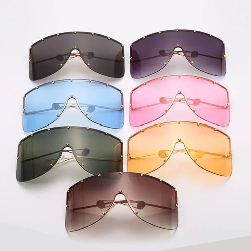 Vista 4 de Armear - Gafas de sol con visera de gran tamaño para mujer