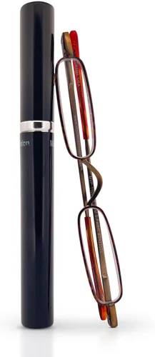 Vista 9 de Mini Reader Reading Glasses & Tube Case Agua