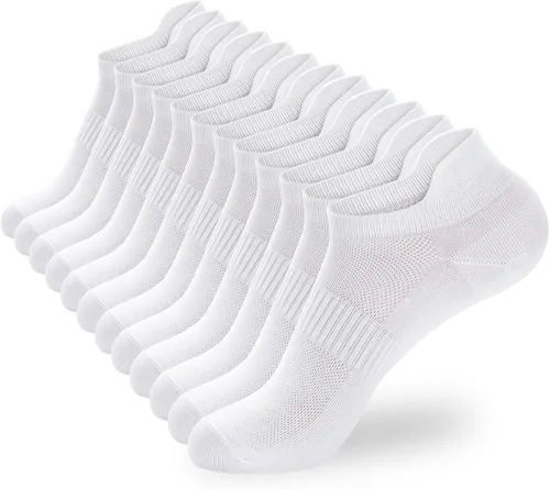 Vista 2 de Ankle Socks Women's and Mens - 610 Pairs Low Cut Tab & No Show Athletics Running Socks