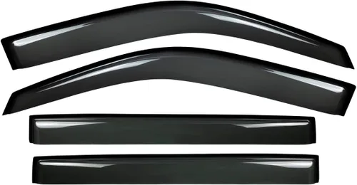 Vista 2 de 4 viseras deflectoras de ventana lateral estilo canal exterior para RAV4 2013-2018 Sun Rain Guard