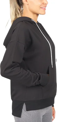 Vista 3 de Nautica Competition - Sudadera deportiva básica para mujer, con capucha, forro polar ultra suave con bolsillos