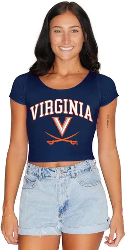 Vista 8 de Lojobands Camiseta corta ajustada para mujer, hecha en Estados Unidos, talla única