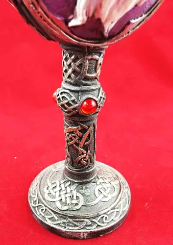Vista 3 de PURITY VINO ENCANTADO UNICORNIO GOBLET CÁLIZ ACERO INOXIDABLE CON CUERPO DE RESINA