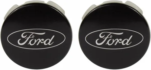 Vista 4 de 2015-2023 Ford Mustang Shelby GT350 Tapa central del cubo de rueda negra OEM FR3Z-1003-A (1)
