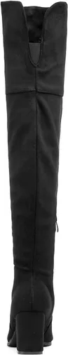 Vista 4 de Botas mosqueteras por encima de la rodilla Dream Pairs para mujer, con tacón grueso