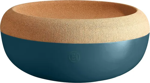 Vista 9 de Emile Henry Tazón de cerámica profunda para almacenamiento de alimentos, 10.6 x 7.3 pulgadas, trufa negra