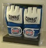 Vista 2 de Nueva vitrina para guantes de lucha UFC MMA de montaje en pared doble