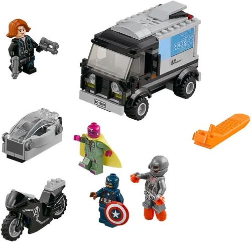 Vista 5 de LEGO Marvel Super Heroes Los Vengadores Quinjet City Chase Set PN 76032