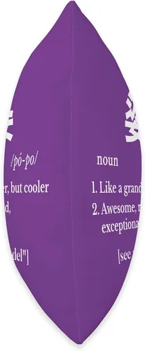 Vista 2 de Chinese Gifts For Grandma Popo abuela presente almohada de 15.7 x 15.7 in, multicolor
