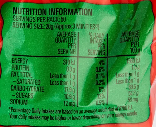 Vista 2 de Allen's Minties Bolsa Grande 2.2 lbs. - Australian