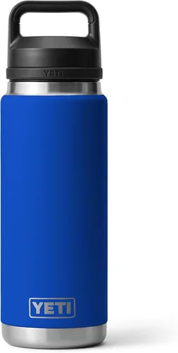 Vista 8 de YETI Rambler - Botella de 26 oz, aislada al vacío, de acero inoxidable con tapa Chug, color negro