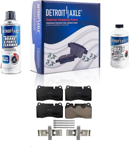 Vista 78 de Detroit Axle - Pastillas de Freno Delantero Izquierdo Reemplazo de Pinza de Disco para Ford Fusion Mazda 6 Lincoln MKZ Mercury Milan 2006-2012