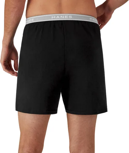Vista 3 de Hanes mens Underwear Boxers Pack, Cool and Breathable Cotton Underwear, Exposed and Comfortflex Waistbands, Multi-pack