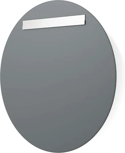 Vista 4 de Better Bevel - Espejo redondo sin marco, espejo circular de pared de baño de 24 pulgadas de diámetro con borde biselado