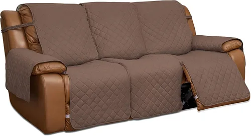Vista 10 de Easy-Going Funda para Loveseat Reclinable de Gran Tamaño, Funda de Sofá Reversible para Reclinable Doble, Funda de Sofá Dividida para Cada Asiento