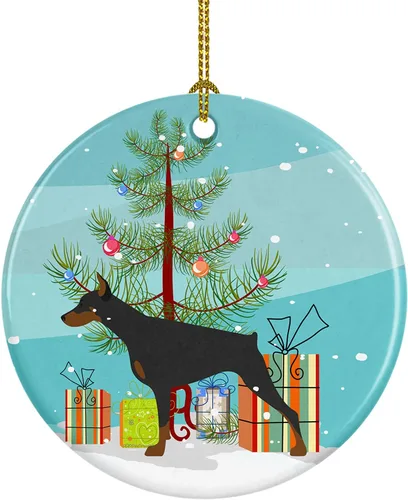 Vista 86 de Caroline's Treasures Cavalier King Charles Spaniel - Adorno de cerámica para árbol de Navidad, decoración colgante para el hogar, Navidad, fiestas
