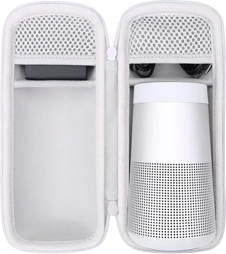 Vista 11 de co2CREA Funda rígida de repuesto para altavoz Bluetooth portátil Bose SoundLink Revolve Series II, carcasa negra