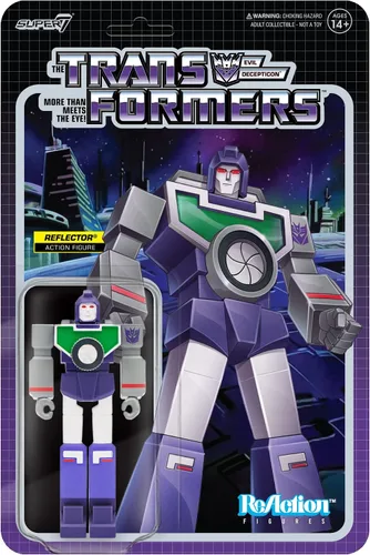 Vista 6 de Super7 Transformers Astrotrain Figura de Reacción de 3.7 pulgadas