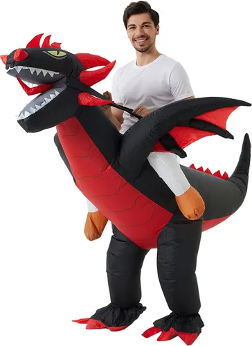 Vista 6 de ZYJ-AWASA Disfraz inflable de Halloween, disfraz de Navidad para Halloween, fiesta de Navidad, carnaval