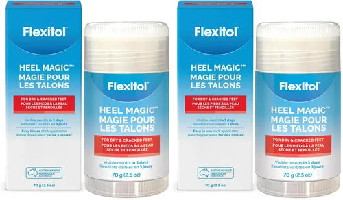 Vista 8 de Flexitol Heel Magic para piel seca o talones ásperos con manteca de karité y vitamina E, 2.5 onzas