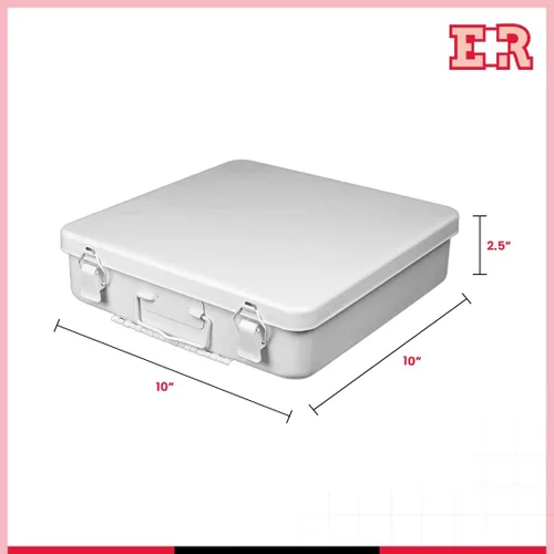 Vista 5 de Ever Ready First Aid Caja de metal, No.24 – 10" x 10" x 2.5