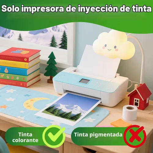 Vista 2 de Uinkit 48lb Glossy Inkjet Photo Paper, 8.5x11, 40 Sheets, 180gsm