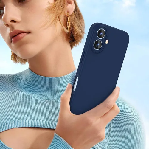 Vista 9 de MILPROX Funda de silicona compatible con Magsafe para iPhone 17 de 6.3 Azul marino