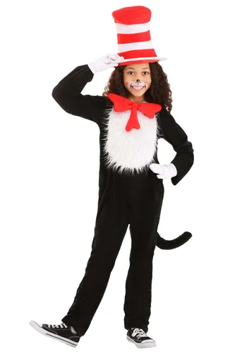 Vista 2 de Disfraz de Gato con Sombrero Dr. Seuss para Niños Multicolor
