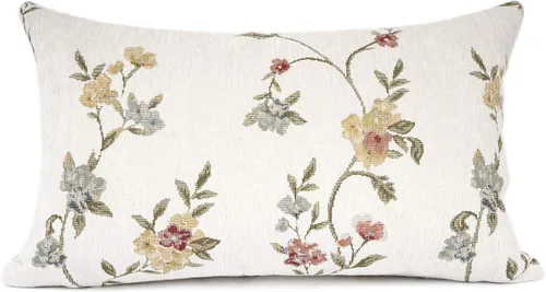 Vista 12 de Fundas de almohada YOUR SMILE con diseño cuadrado y floral, 18 x 18 pulgadas
