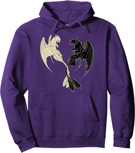 Vista 14 de Cómo entrenar a tu dragón 3 Hidden World Lightfury Toothless Sudadera con capucha