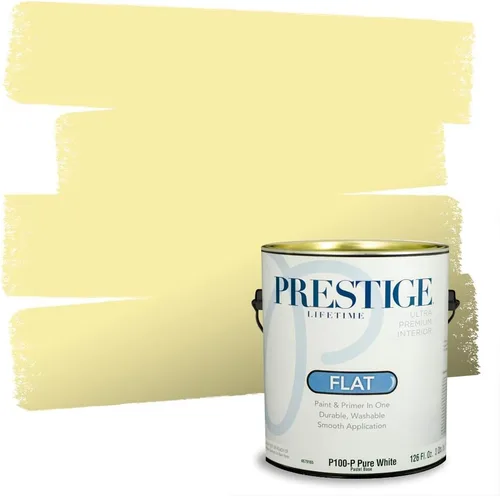 Vista 181 de PRESTIGE Pinturas de pintura exterior e imprimación en uno, 1 galón, plano, combinación comparable de Benjamin Moore* Pila de heno