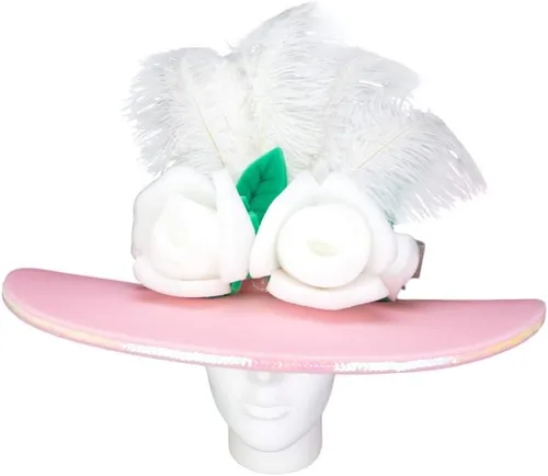 Vista 155 de Foam Party Hats: Feathers Princess Crown – Handmade Fancy Feather Crown for Weddings, Parties & Costumes