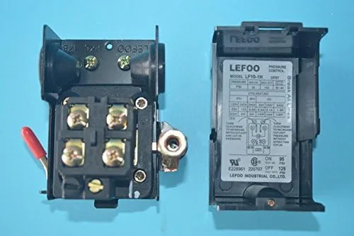 Vista 4 de Lefoo LF10-1H-1-NPT1/4-95-125 Válvula de control de presión de compresor de aire, de alta calidad, de 95-125 PSI, con descarga.