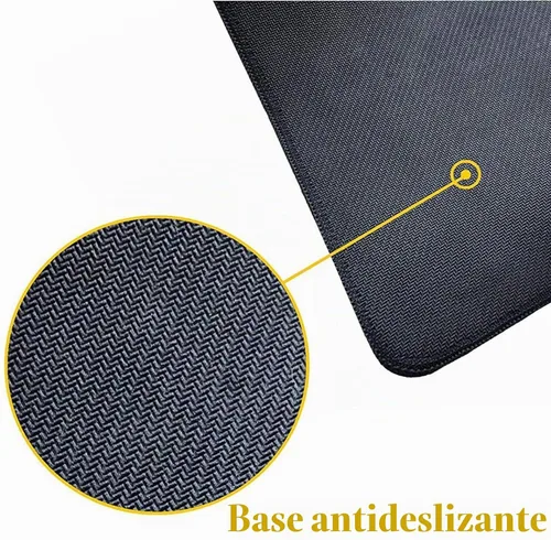 Vista 5 de Alfombrilla de mouse extendida con botones para consola de juegos, alfombrilla gruesa y grande para teclado de computadora, base de goma