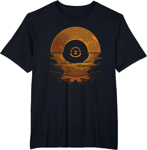Vista 39 de Vinyl LP Records - Camiseta de vinilo Sunset Negro