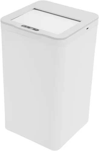 Vista 3 de Bote de basura automático sin contacto con sensor de patada, cubo de basura inteligente con tapa para cocina, dormitorio, oficina, sala de estar, 9L