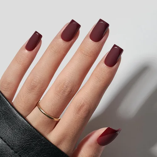 Vista 37 de BTArtbox - Uñas a presión, color crema de vainilla, cuadrado corto, melocotón degradado, 32 unidades 2+ Weeks Wear, Salon-Quality Natural Nails