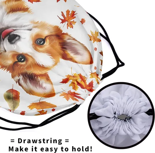 Vista 103 de Bolsa de agarre de gimnasia de piel de animal, bolsa de gimnasia con cordón ajustable, bolsa de cuerda para fauna silvestre, Mariposas Galaxy