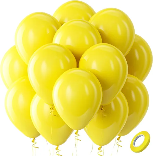 Vista 211 de Bezente Paquete de 150 globos de látex mate color burdeos de 5 pulgadas rojo (07-Red-G42)