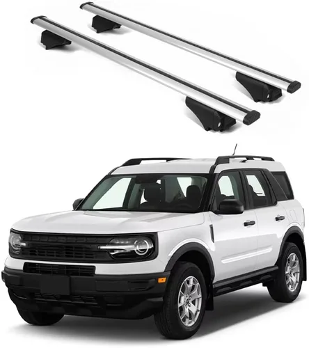 Vista 21 de ERKUL Barras transversales para techo de 220 libras para Kia EV9 2024-2026 GT-Line Barras transversales de aluminio con bloqueo antirrobo