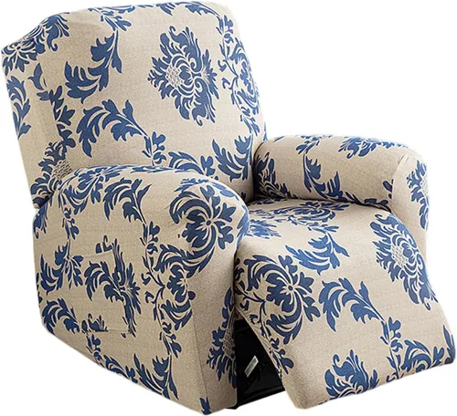 Vista 43 de Eco-Ancheng Fundas reclinables Lazyboy de 4 piezas, fundas para sofá reclinable, fundas antideslizantes para sillas reclinables, con bolsillos