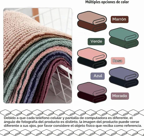 Vista 4 de Toallas de microfibra de 12 x 12 pulgadas, paquete de 10 toallas de limpieza altamente absorbentes, paño de microfibra para lavar platos, automóvil