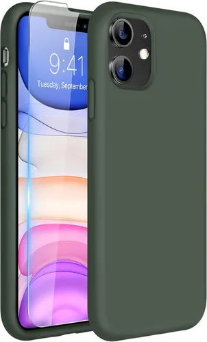 Vista 108 de Miracase Funda ultradelgada diseñada para iPhone SE 2022 (3ª generación)/iPhone SE 2020 (2ª generación)/iPhone 7/iPhone 8 con protector de pantalla